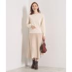 セットアップ 「手洗い可」フレアスカートニットセットアップ レディース