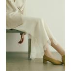 スカート フレンチレースパネルスカート