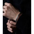  браслет [MAISON CLUB]Vintage Wave motif Bangle /Silver925/KUN мужской 