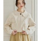 デニムジャケット gジャン balloon short denim jacket/バルーンショートデニムジャケット レディース