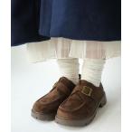  Loafer [ ammy. / Amy точка ] замша Touch ремень дизайн Loafer / обратная сторона ворсистый женский 