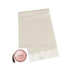 マフラー ストール 「数量限定」ノベルティ付き カシミヤパールパーツ付きマフラー レディース メンズ