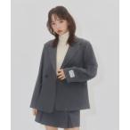 ジャケット テーラードジャケット Lame coco tailored jacket/ラメココテーラードジャケット レディース