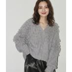 カーディガン Vネックカーディガン レディース