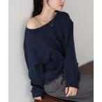 トレーナー スウェット 裏起毛オフショルスウェット レディース