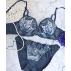 ブラジャー ショーツセット 「美谷間＆丸胸を叶える！ナチュ盛りメイクブラ♪」上下セット/A~D/脇高クラシックフラワー