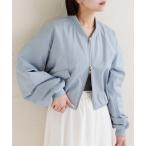 ショッピングサテン ブルゾン アウター サテンショートブルゾン レディース