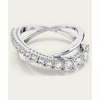 指輪 リング 「公式」「スワロフスキー」Hyperbola リング， ミックスカット， ホワイト， シルバー系仕上げ レディース メンズ