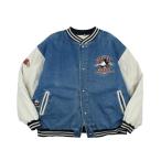 ショッピングused スタジャン 「USED」90’s Disney ”MICKEY MOUSE” 中綿入り デニム アワードジャケット メンズ レディース