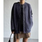 ショッピングカーデ カーディガン フェザーヤーンカーデジャケット レディース