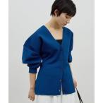 カーディガン ウエストシェイプカーディガン レディース