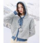  вязаный свитер [ зима новый продукт ] нежный pompon имеется вязаный кардиган женский 