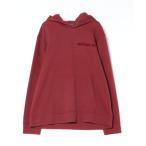 パーカー エンボス ロゴ コットンブレンド フーディ メンズ