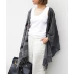 「Deuxieme Classe」 ポンチョ FREE チャコールグレー レディース