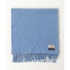 「HERMES」 カシミヤ マフラー - ブルー レディース