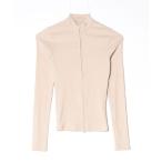 「Abercrombie&Fitch」 カーディガン XX-SMALL ベージュ レディース