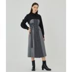 ショッピングTOKYO 「UNITED TOKYO」 長袖ワンピース 3 グレー レディース