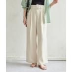 [Thevon] слаксы S слоновая кость женский 