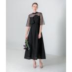 「Leja」 半袖ワンピース MEDIUM ブラック レディース