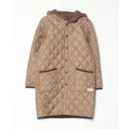 「ARMEN」 キルティング中綿コート 1 ブラウン レディース