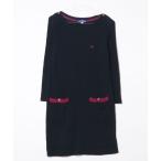 ショッピングBURBERRY 「BURBERRY BLUE LABEL」 ニットワンピース 38 ネイビー レディース