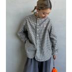 「DANTON」 長袖ブラウス 38 ブラック レディース