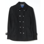ショッピングBURBERRY 「BURBERRY BLUE LABEL」 ピーコート 36 ネイビー レディース