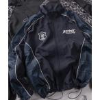 ショッピングヒョウ柄 ブルゾン ジャンバー 「82」「ショート丈・S/M/Lサイズ」ヒョウ柄/カモフラ柄/チェック切替 ナイロンスタンドブルゾン/トラックジャケット/ドロー