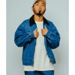 デニムジャケット gジャン BIG MIKE ビッグマイク / 26春夏新作 セットアップ対応 デニム トラッカージャケット 襟コーデュロイ ////
