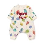 ショッピングBit\'z ベビー服 ロンパース 楽しく遊ぼう総柄カバーオール