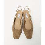 サンダル スエード スリングバック サンダル レディース