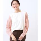 ショッピングストライプ tシャツ ストライプドッキングプルオーバー レディース