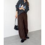 ショッピング裏起毛 パンツ El mar　裏起毛カーブパンツ レディース