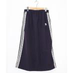 ショッピングレース スカート 153719：レース×ライン入りナイロンワッシャースカート