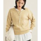 ショッピングラメ ニット セーター 「大人ラメ」パフスリーブ ヘアリーニット レディース