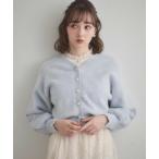 カーディガン 「前後2WAY」Springフェザーカーデトップス レディース