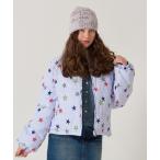  пуховик пуховик оригинал принт Zip выше Short внешний TINA:JOJUN женский 