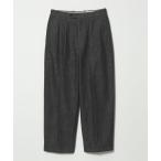 ショッピングドレス スラックス 「Steven Alan」 13.5oz デニム インツープリーツ ドレス トラウザーズ メンズ