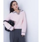 ニット セーター ラインスキッパーニット レディース