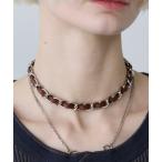 チョーカー AFF AIVER　編込みチェーンチョーカーネックレス　MADE IN JAPAN メンズ レディース