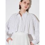 ブラウス シャツ ストライプレイヤードシャツ レディース