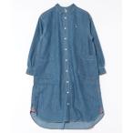 シャツワンピース CHUMS チャムス デニムシャツワンピース
