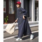 ショッピングSHIRTS シャツワンピース SOMETHING × FREAK'S STORE/サムシング 別注 DENIM SHIRTS ONE PIECE/デニム シャツ