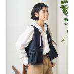 ショッピングジレ ベスト ジレ SOMETHING × FREAK'S STORE/サムシング 別注 PEPLUM 2WAY BUISTIER「セットアップ対応」/ペプ