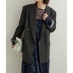 ジャケット テーラードジャケット ダブルテーラードジャケット レディース