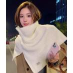 ネックウォーマー スヌード シンプル　ハイネック ニットスヌード レディース