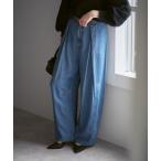  джинсы Denim Denim брюки [ дополнение ] Hsu Gin g Denim форма tuck брюки женский 