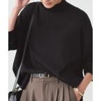 ニット セーター 総針ハイネックニット レディース