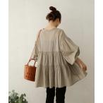 「URBAN RESEARCH DOORS」 長袖チュニック ONE グレー レディース