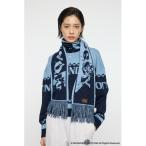 ショッピングショール ストール マフラー MOANDMO JACQUARD マフラー レディース